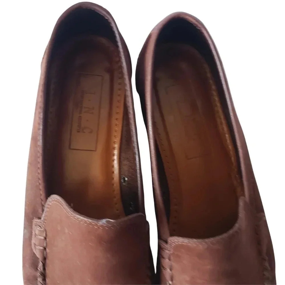 -INC International concepts women suede shoes brown size 9.5M - Picture 8 of 8